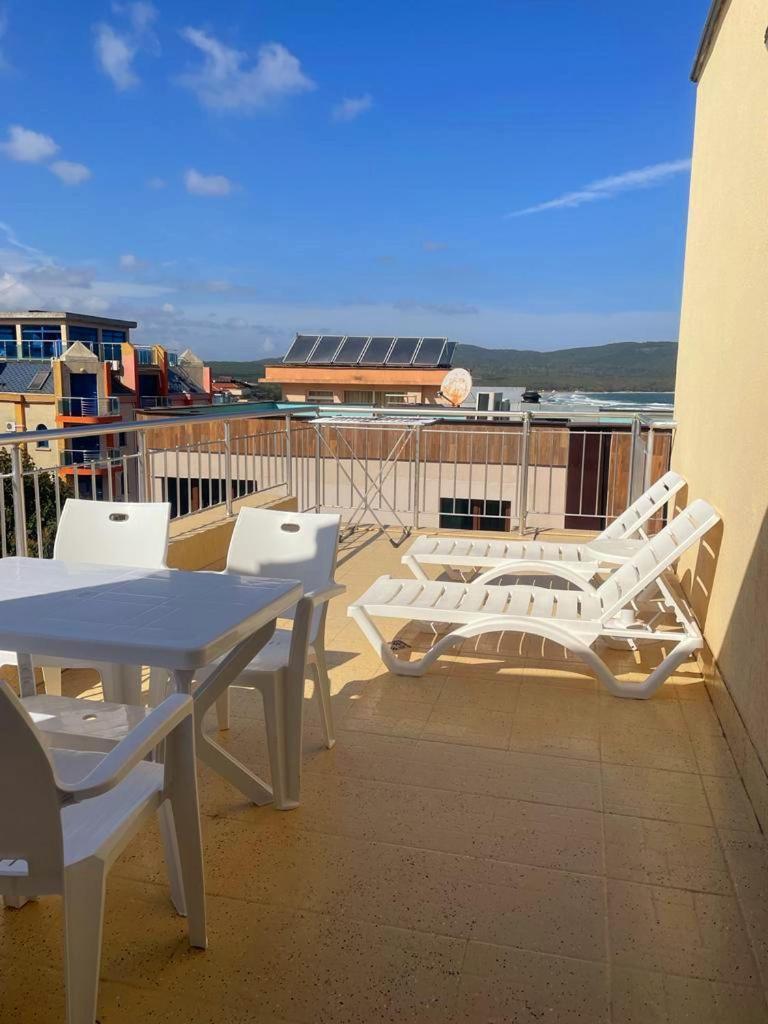 Apartamento Sunset View Przy Samym Morzu Plazy Primorsko Exterior foto